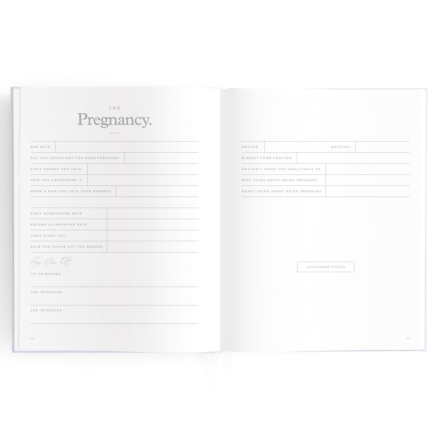Baby Book - Powder Blue