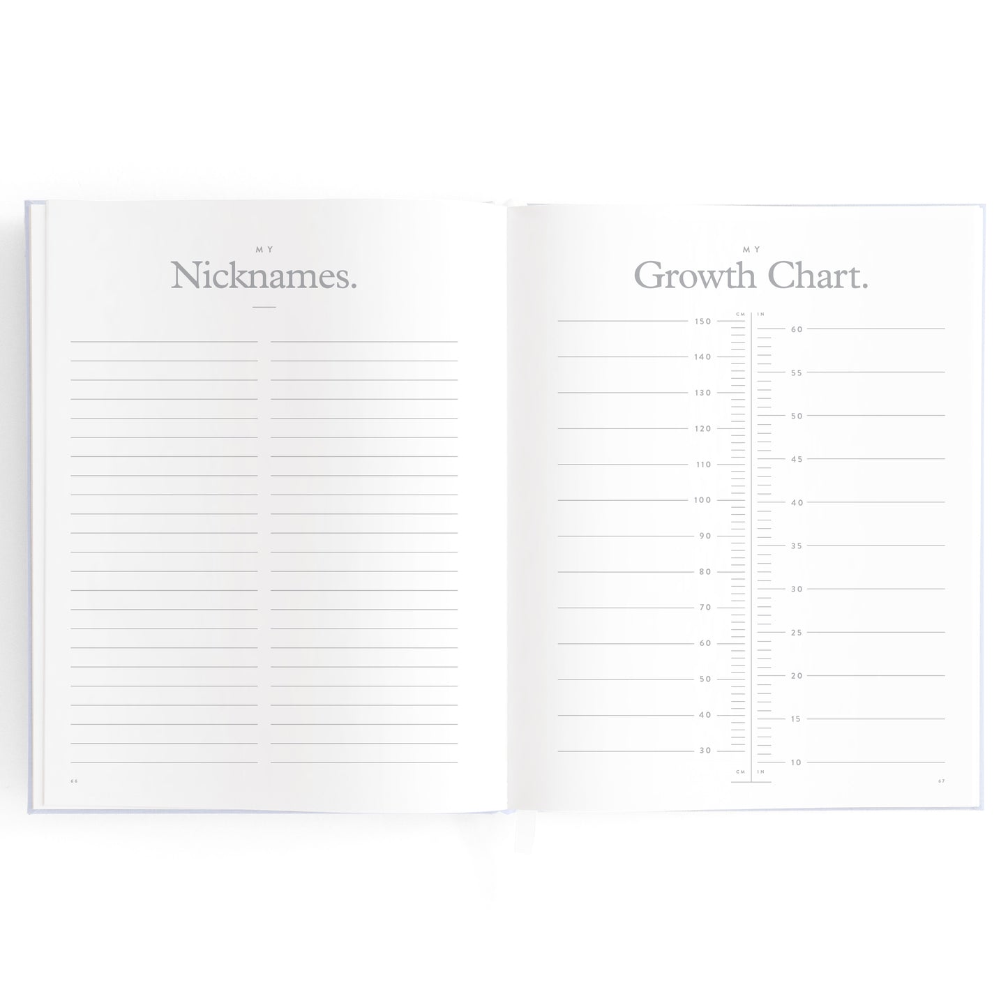 Baby Book - Powder Blue