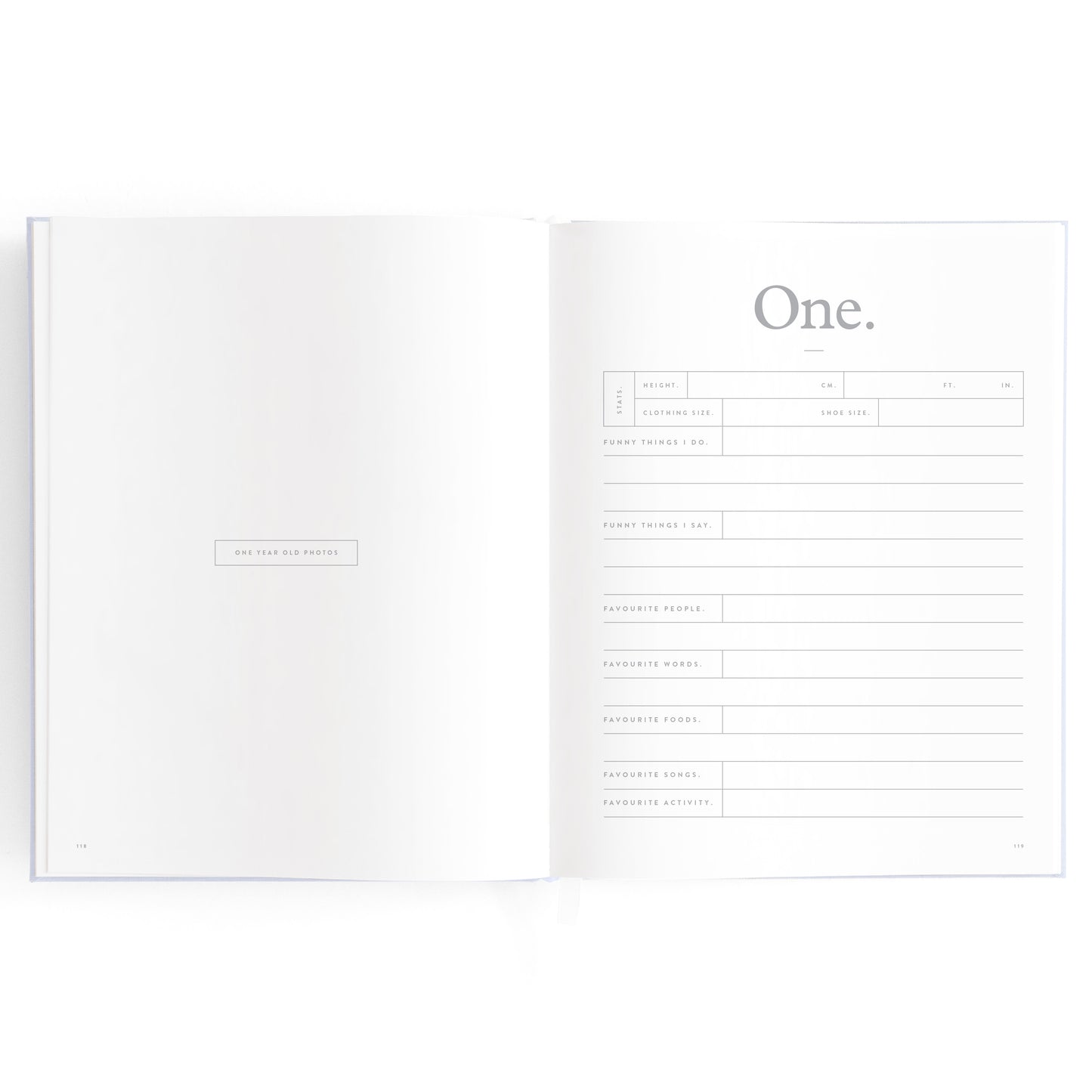 Baby Book - Powder Blue