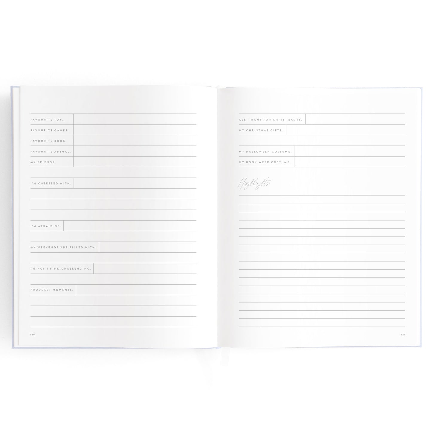 Baby Book - Powder Blue