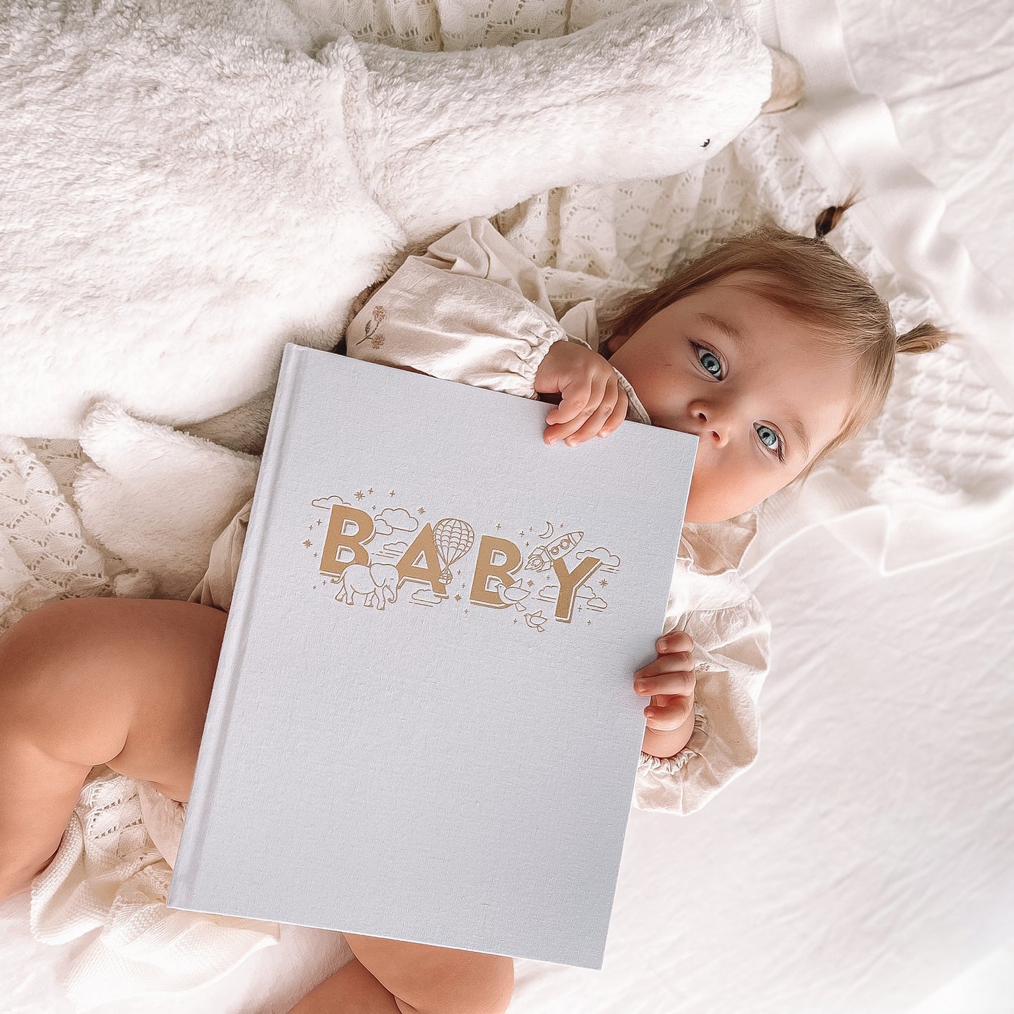 Baby Book - Powder Blue