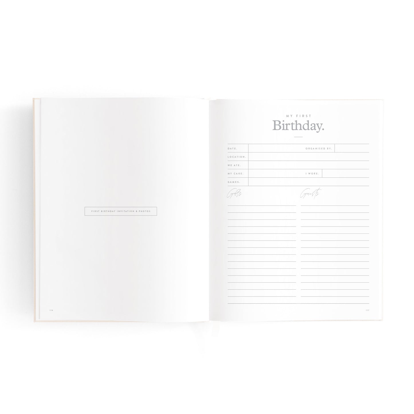 Mini Baby Book Oatmeal