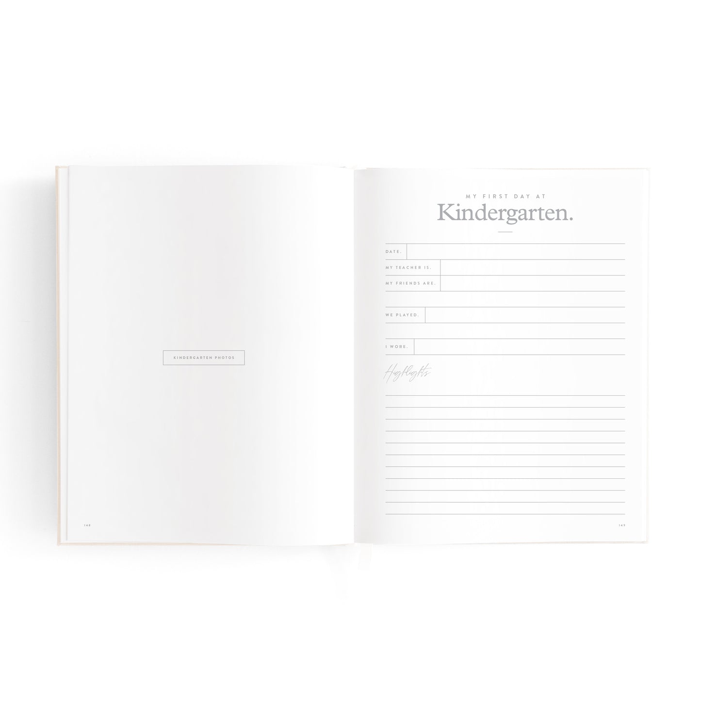 Mini Baby Book Oatmeal