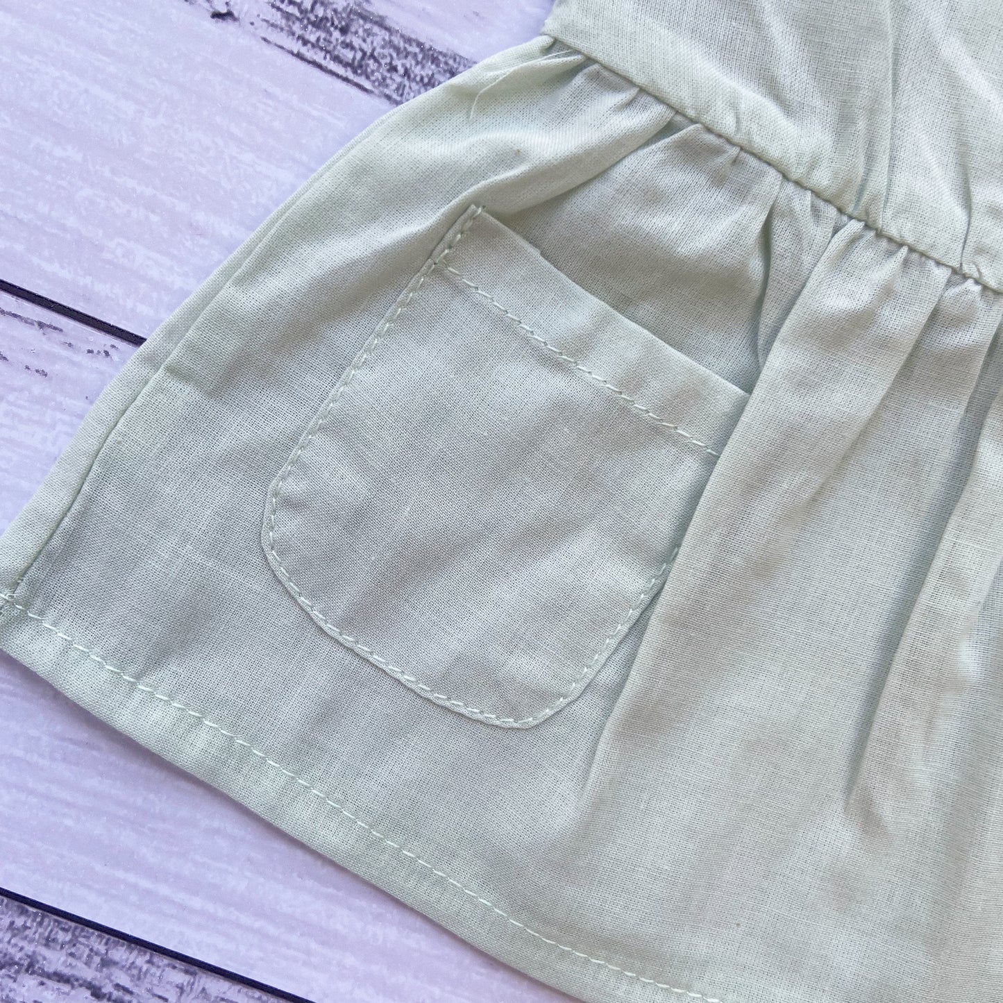 Doll Dress - Sage