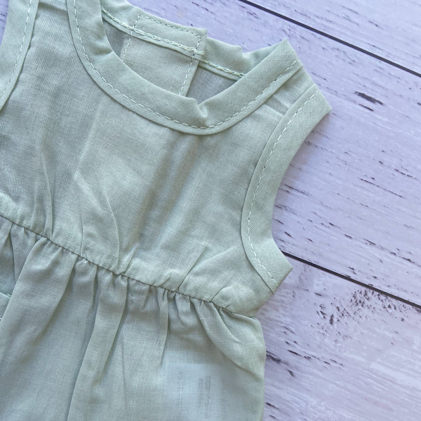 Doll Dress - Sage