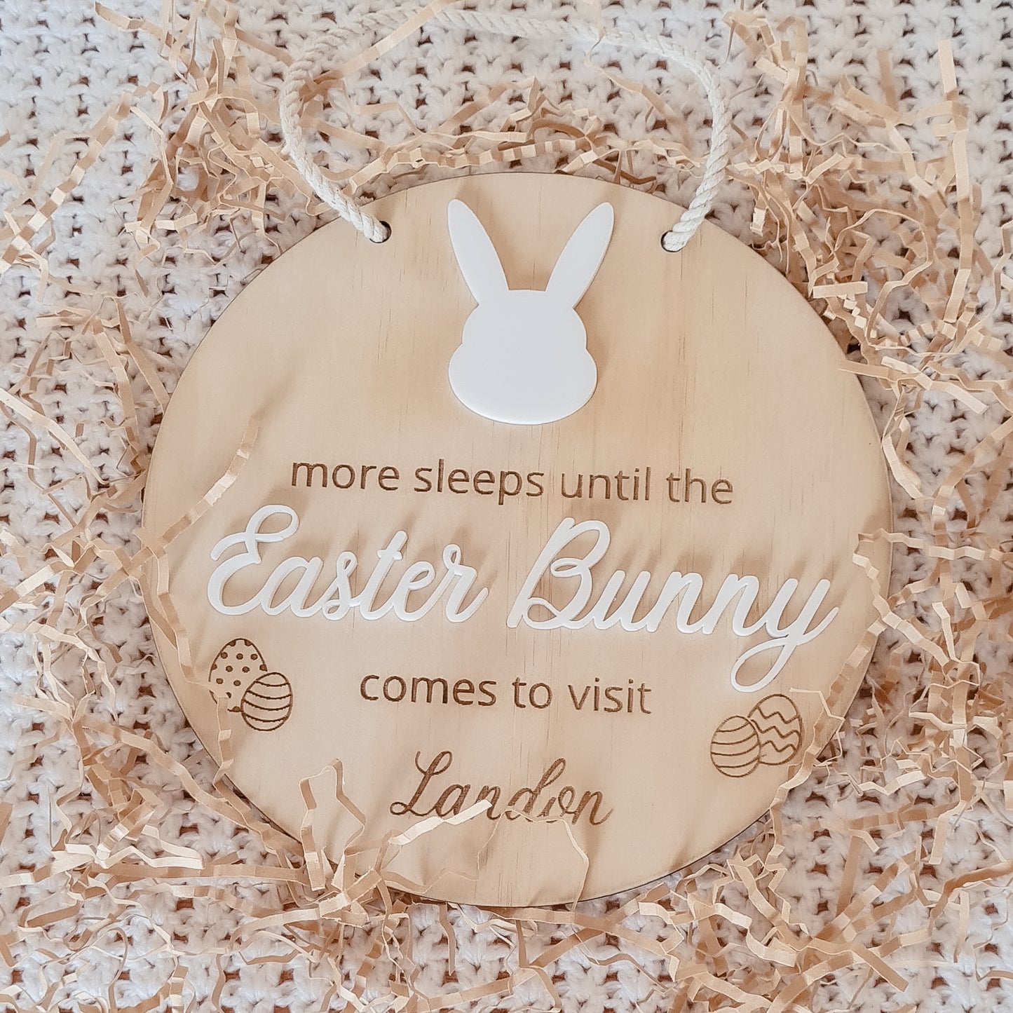 Personalised Hanging Easter Countdown