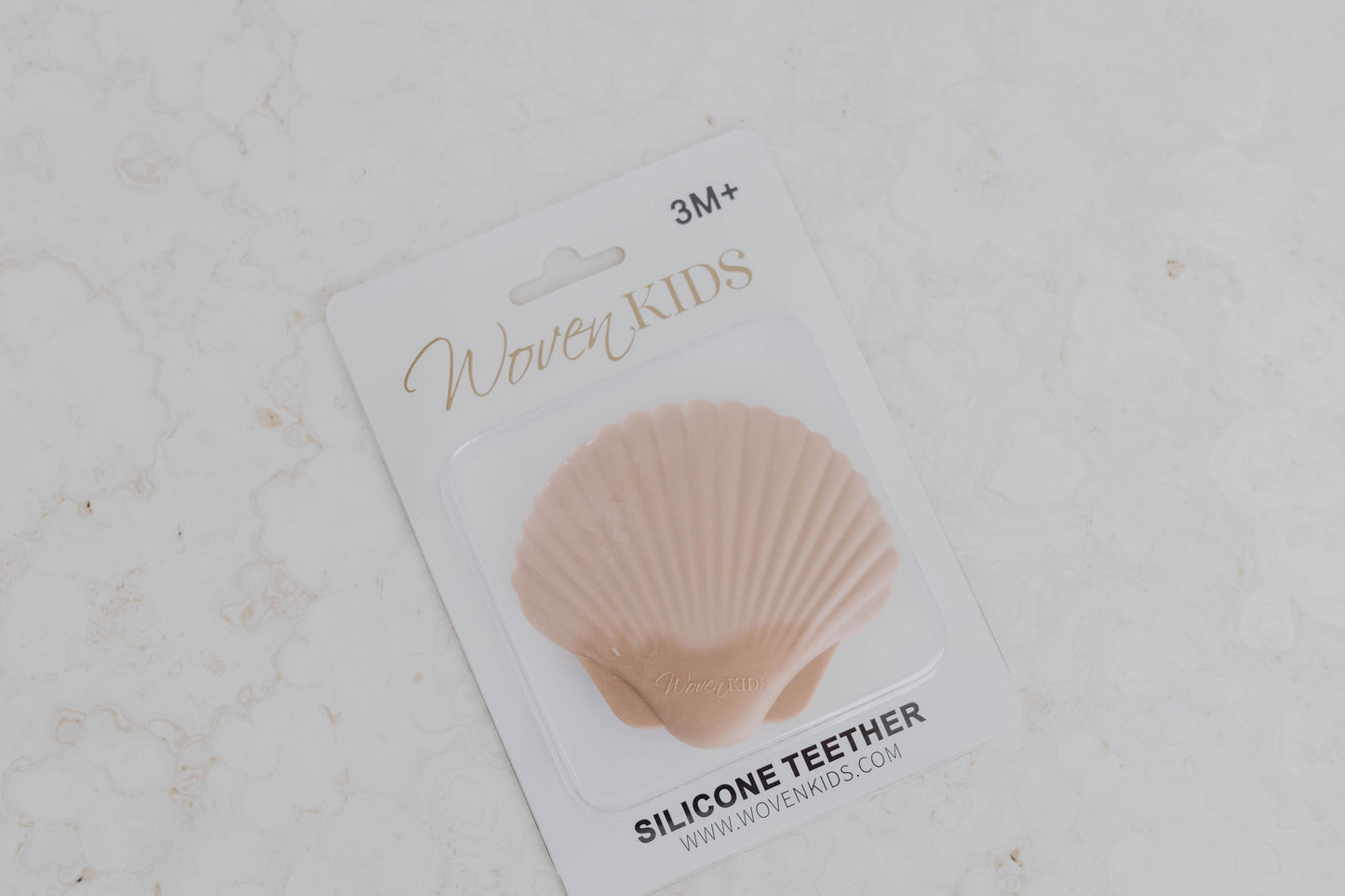 Silicone Teether - Nude Shell