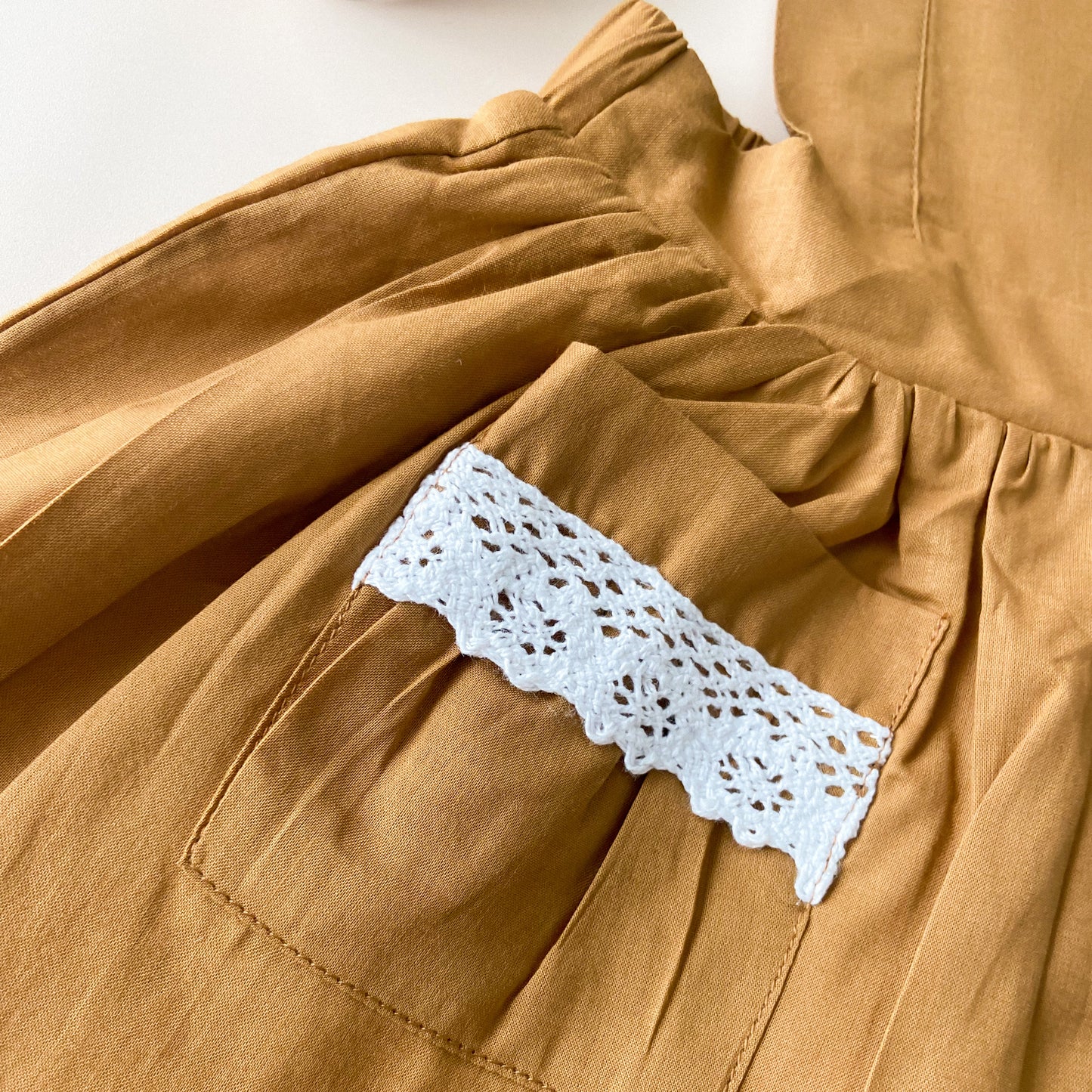 Blakely Pinafore - Hazelnut