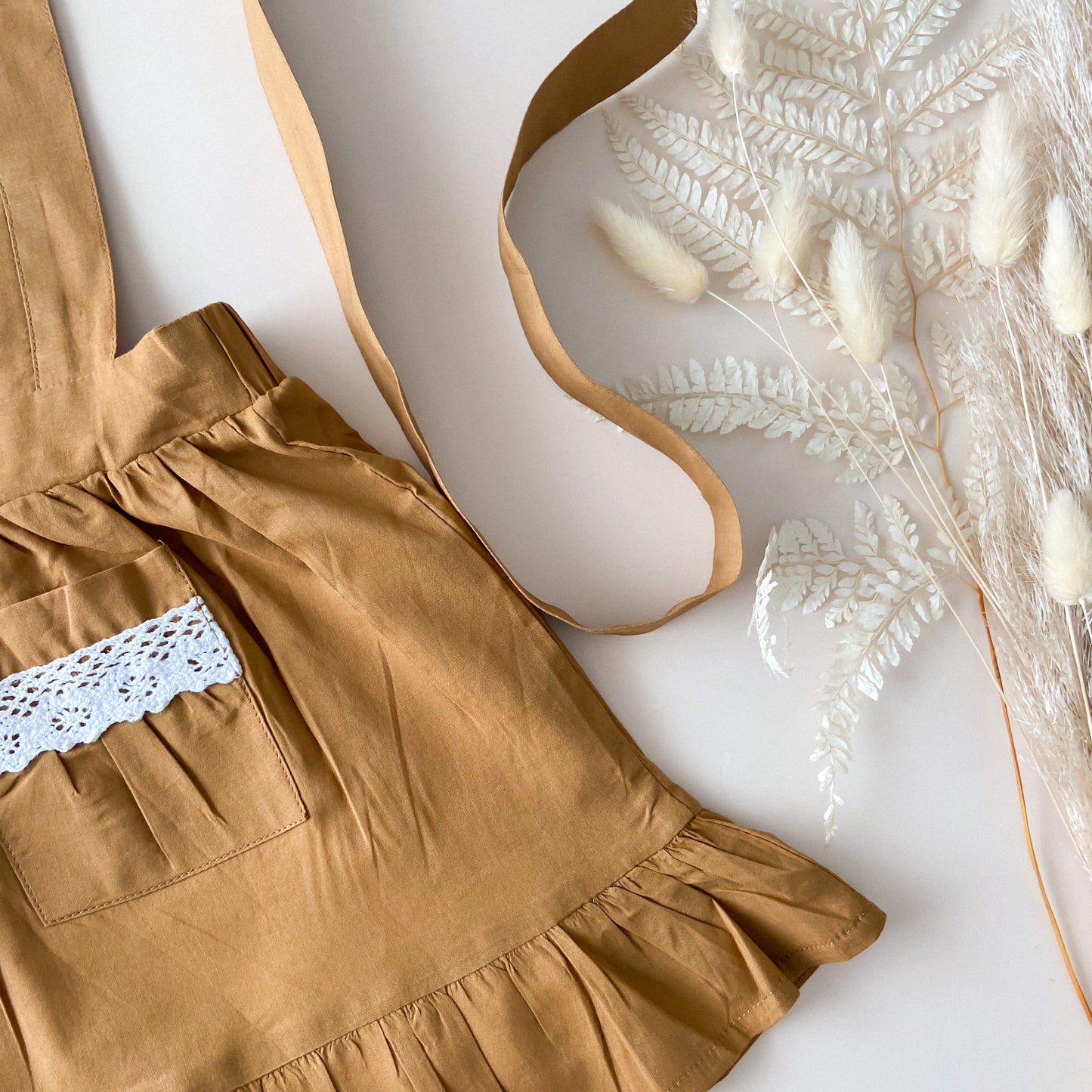 Blakely Pinafore - Hazelnut