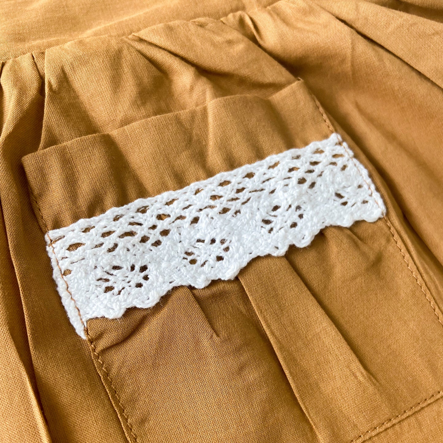 Blakely Pinafore - Hazelnut