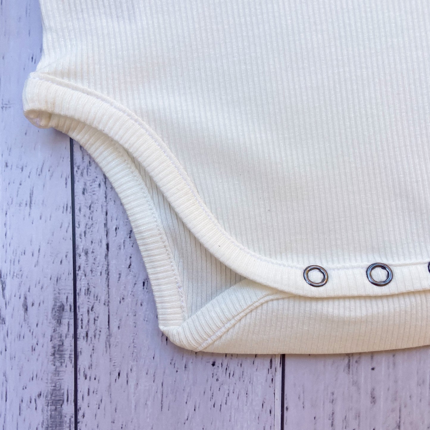 Brooklyn Ivory Ribbed Singlet/Suit