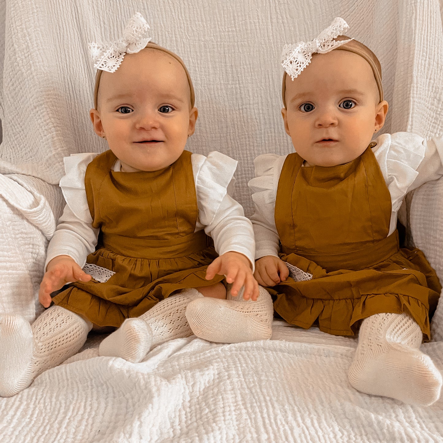 Blakely Pinafore - Hazelnut