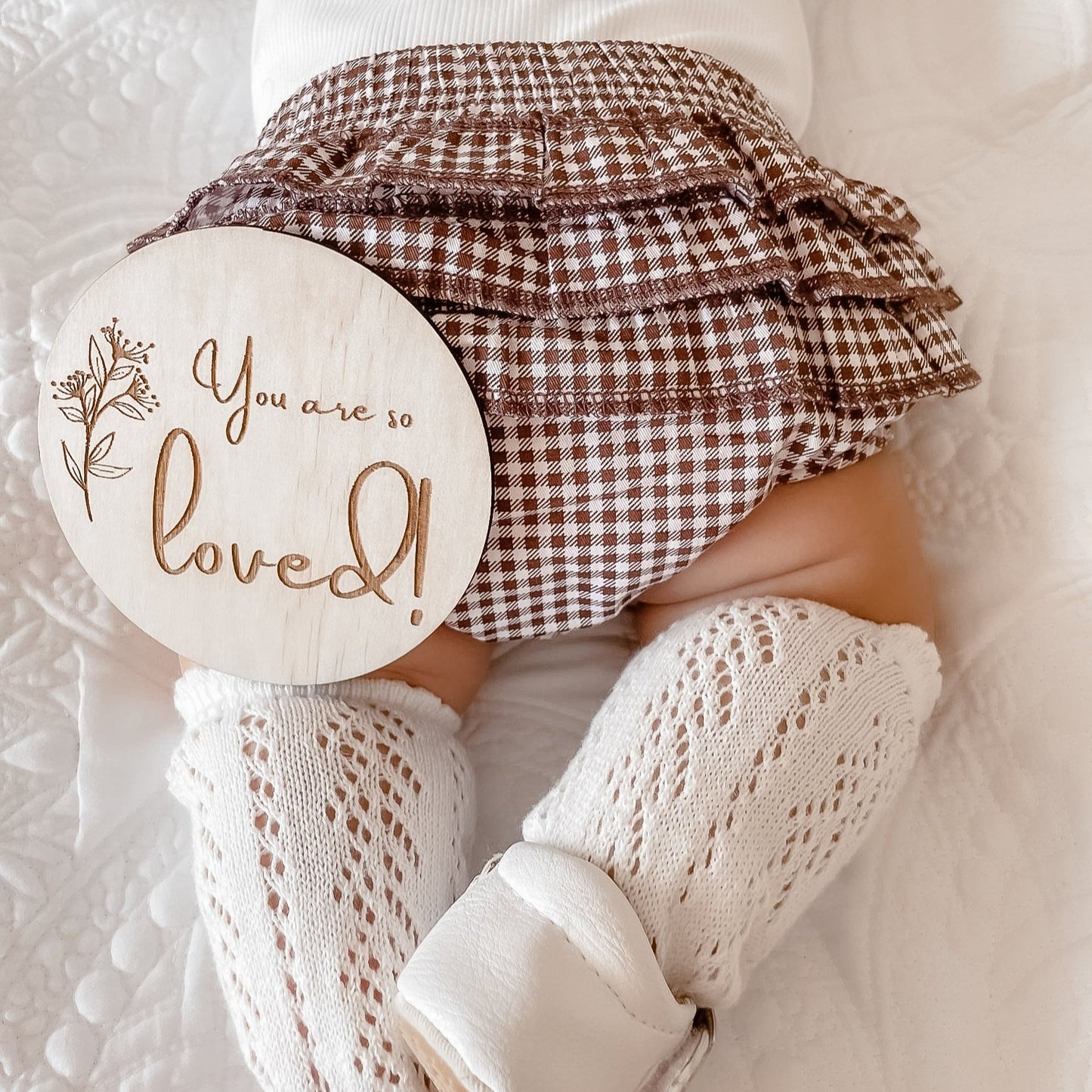 Ruffle Bloomers - Chocolate Gingham