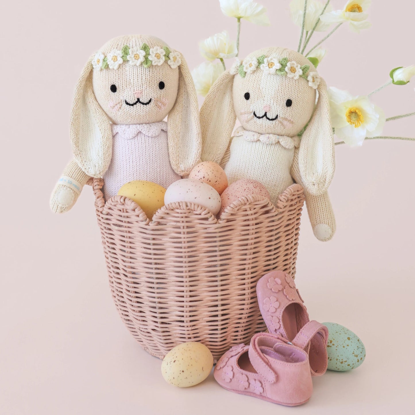 Hannah the bunny (violet dress) - Little 13"