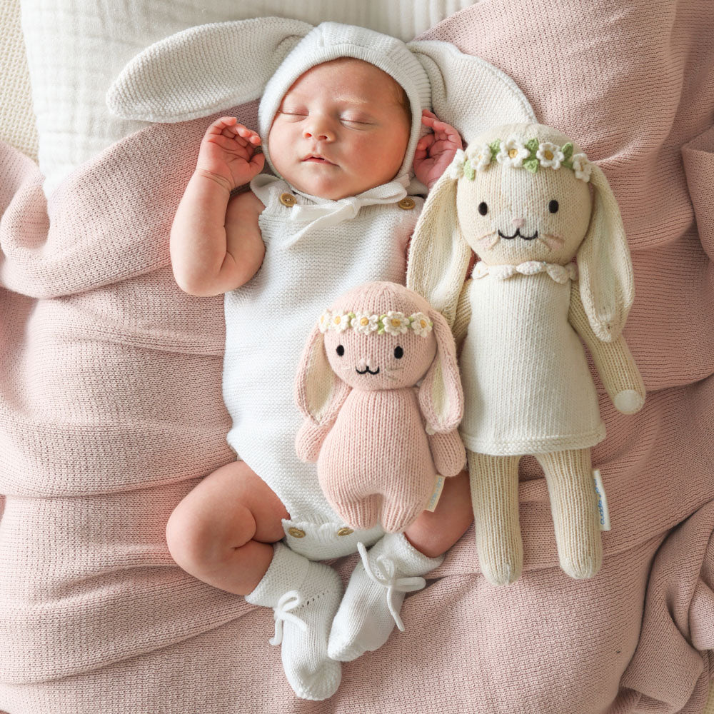 Baby Bunny (rose with ivory floral)