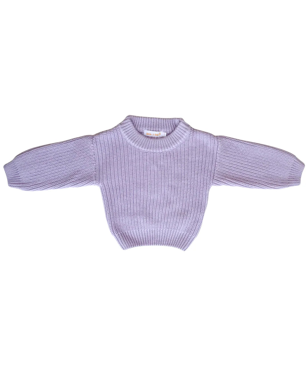 CHUNKY KNIT JUMPER | Pastel Lilac