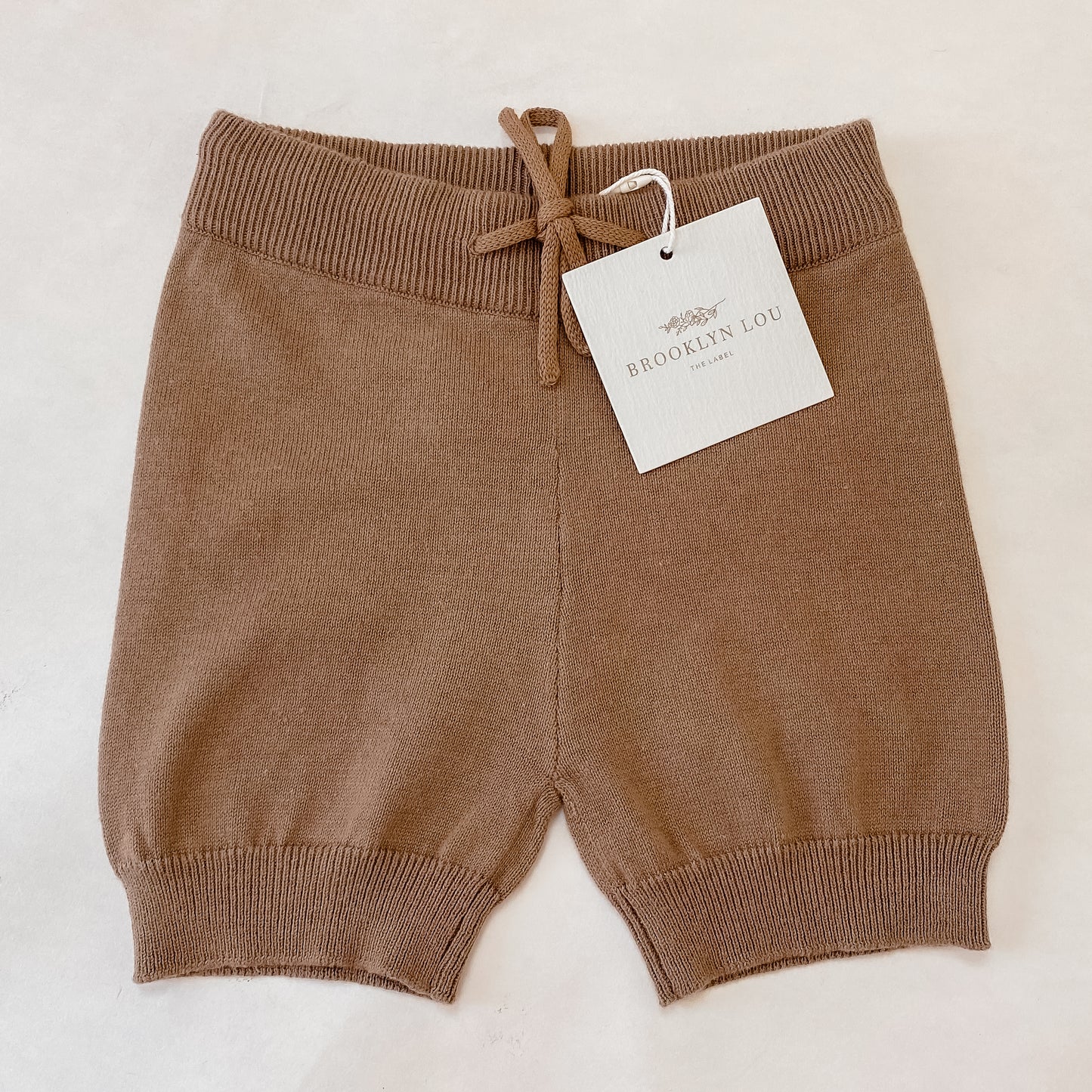 Knit Shorts - Chocolate