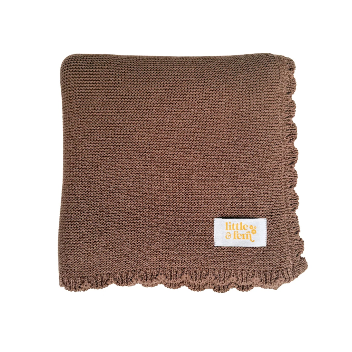 HEIRLOOM KNIT BLANKET | Chocolate