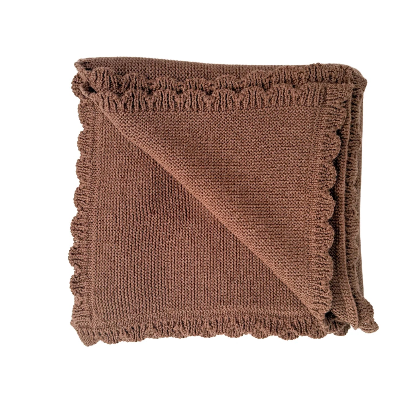 HEIRLOOM KNIT BLANKET | Chocolate