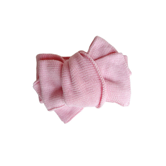 Knitted Oversized Topknot - Peony