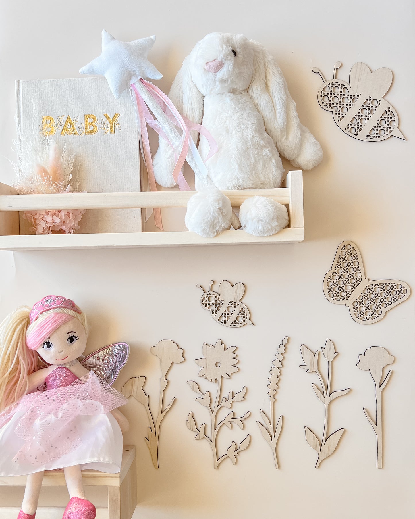 Wooden Wall Decors - Wildflowers