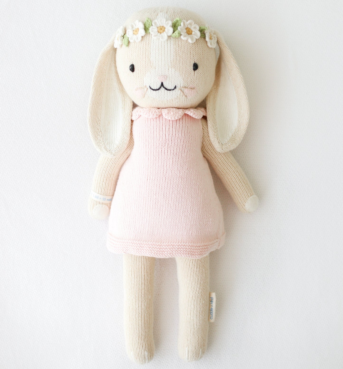 Hannah the bunny (blush dress)  - Little 13"