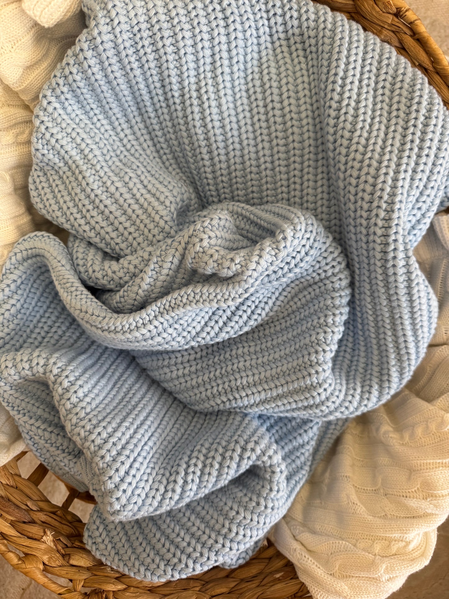 Classic Knit Blanket | Haze