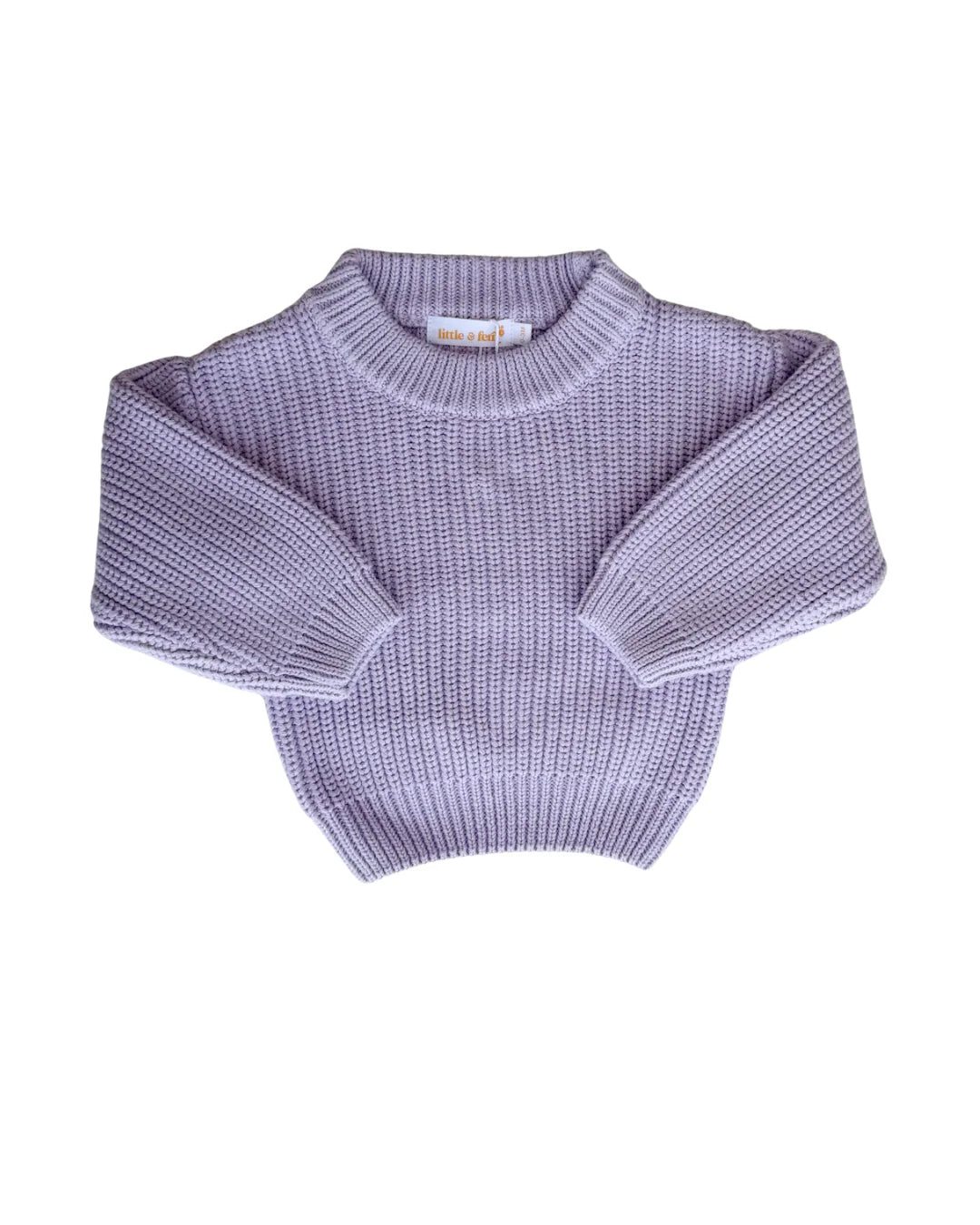 CHUNKY KNIT JUMPER | Pastel Lilac