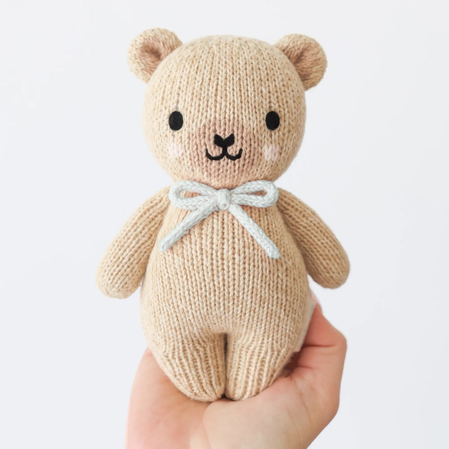 Baby honey bear (blue bow)