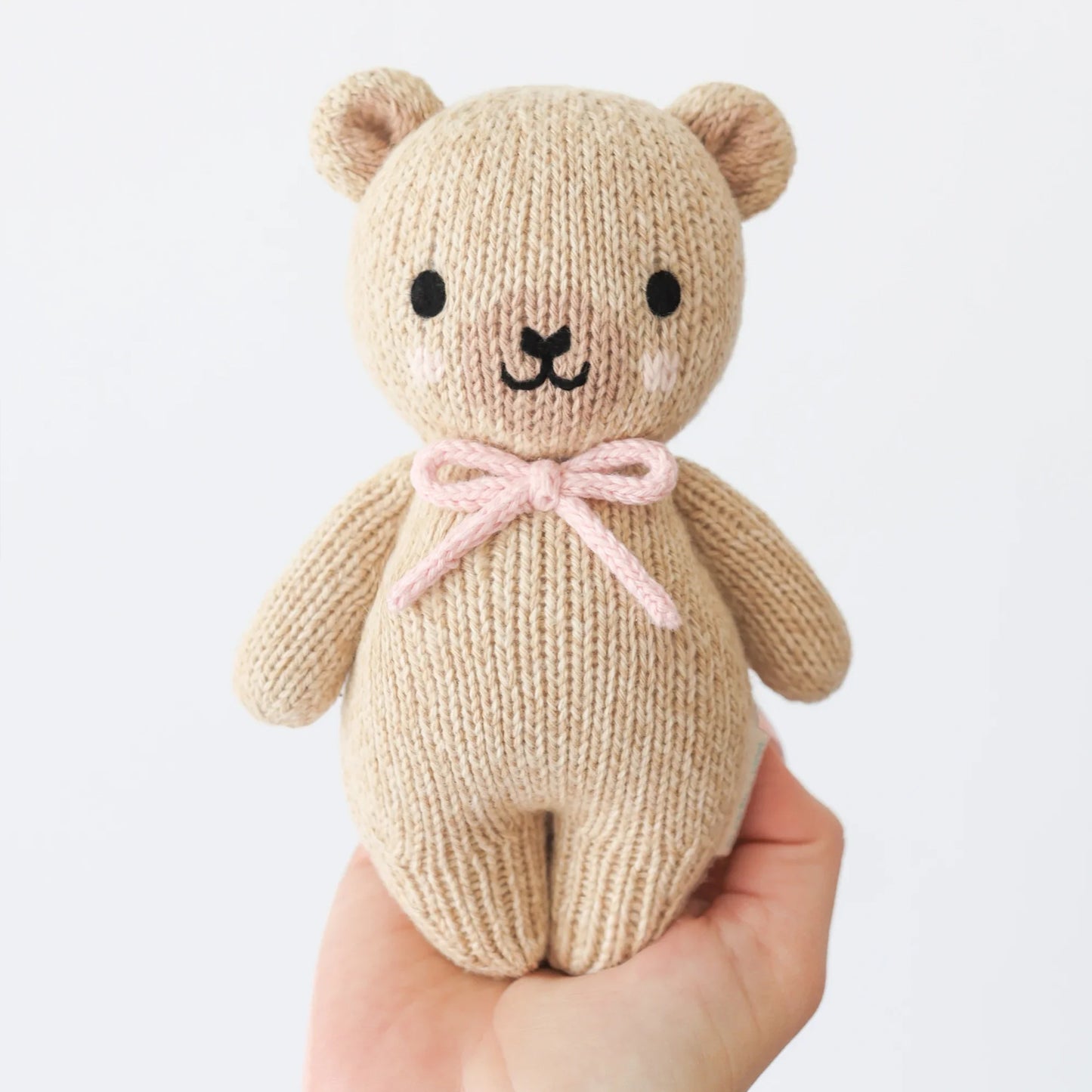 Baby honey bear (pink bow)