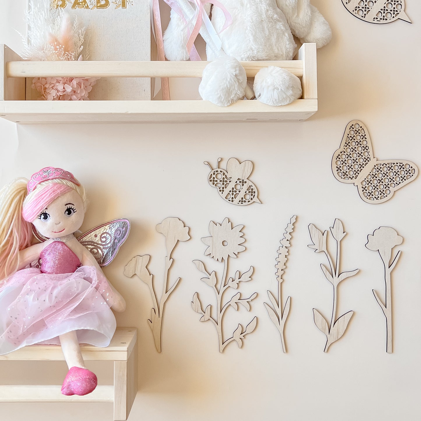 Wooden Wall Decors - Wildflowers