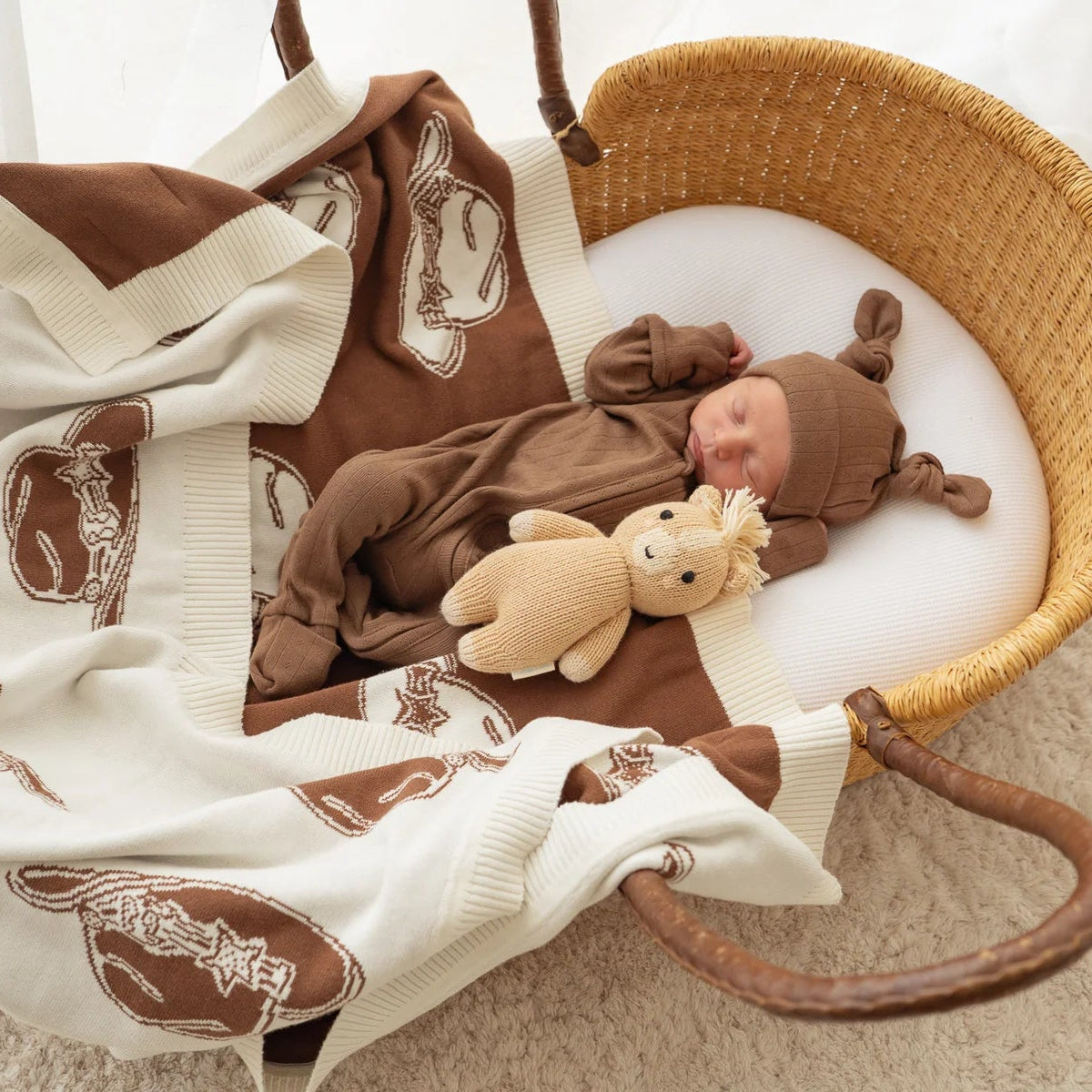 KNIT BLANKET | Cowboy Hats