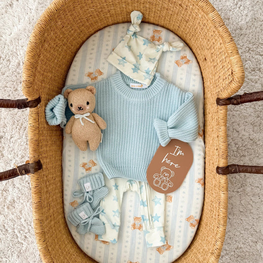 CHUNKY KNIT JUMPER | Sky Blue