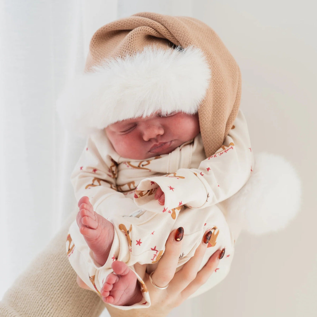 KNIT SANTA HAT | Teddy