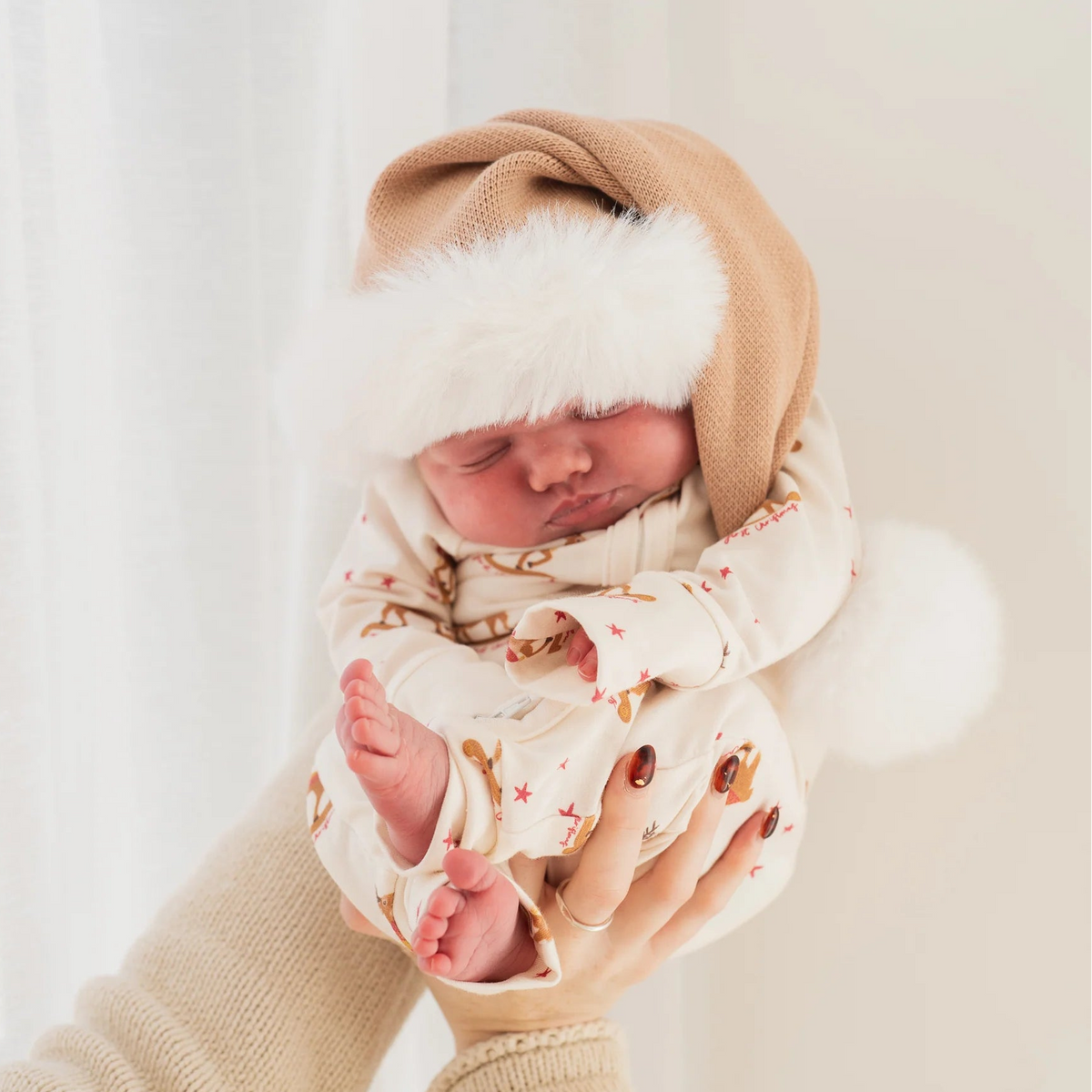 KNIT SANTA HAT | Teddy
