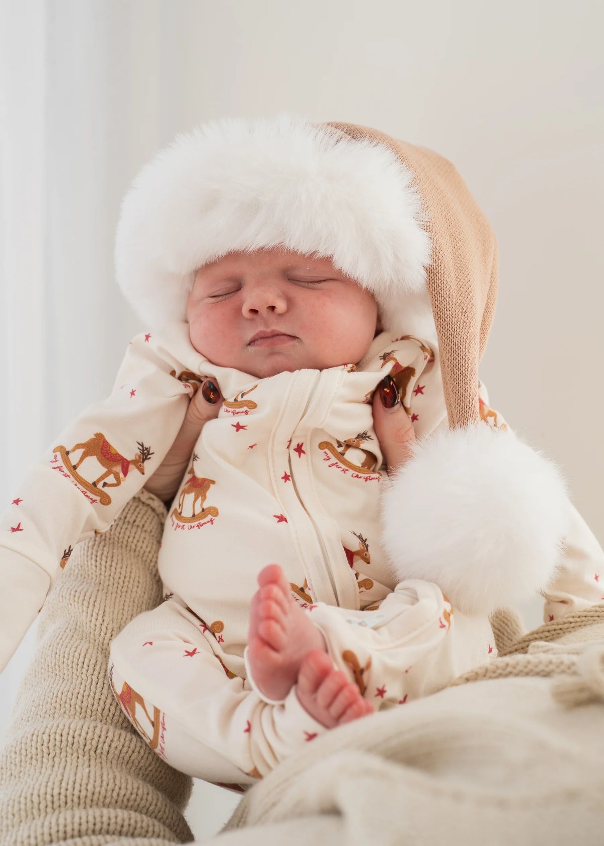 KNIT SANTA HAT | Teddy