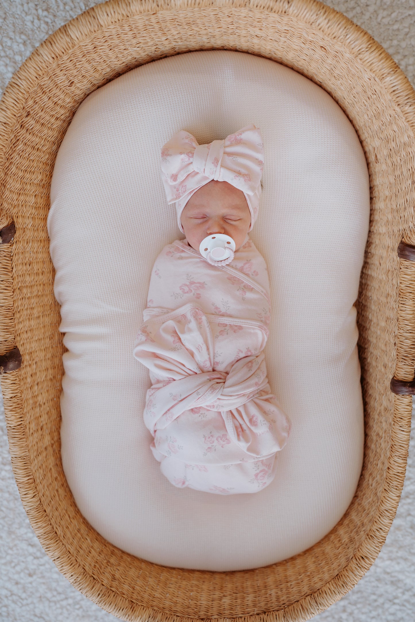 Jersey Swaddle Set - Hello World Floral