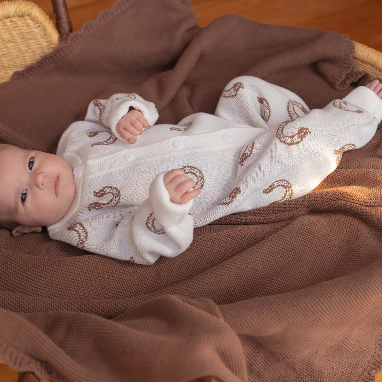 CLASSIC KNIT ROMPER | Western Horse Shoes