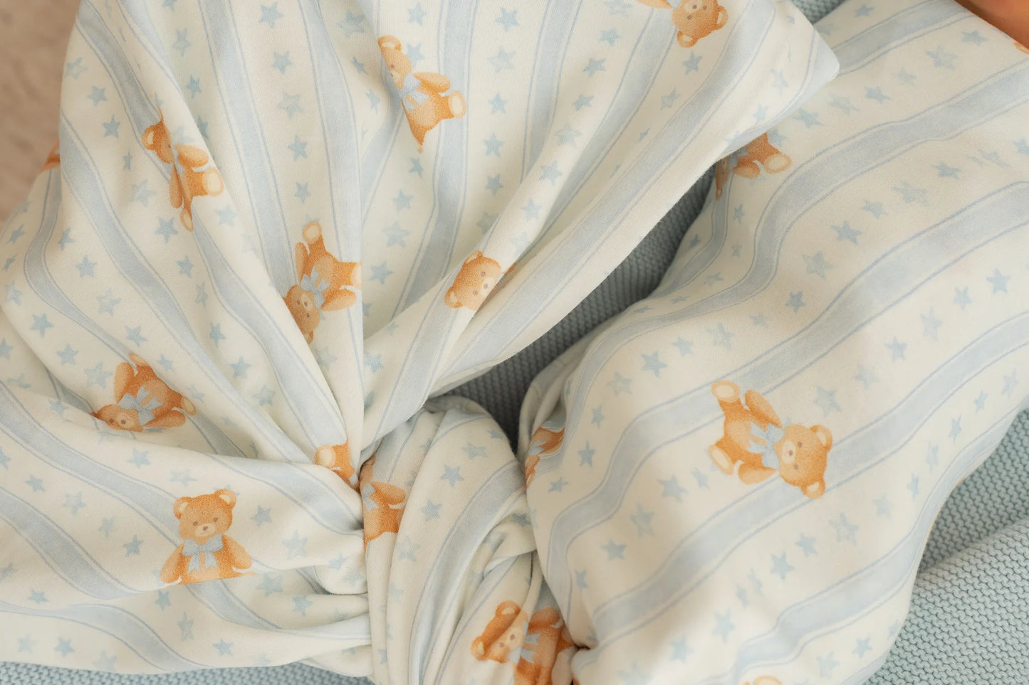 SWADDLE SET | BLUE TEDDIES