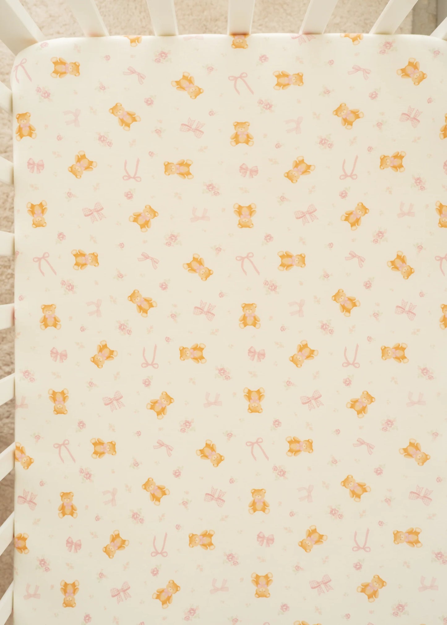COT SHEET | PINK TEDDIES