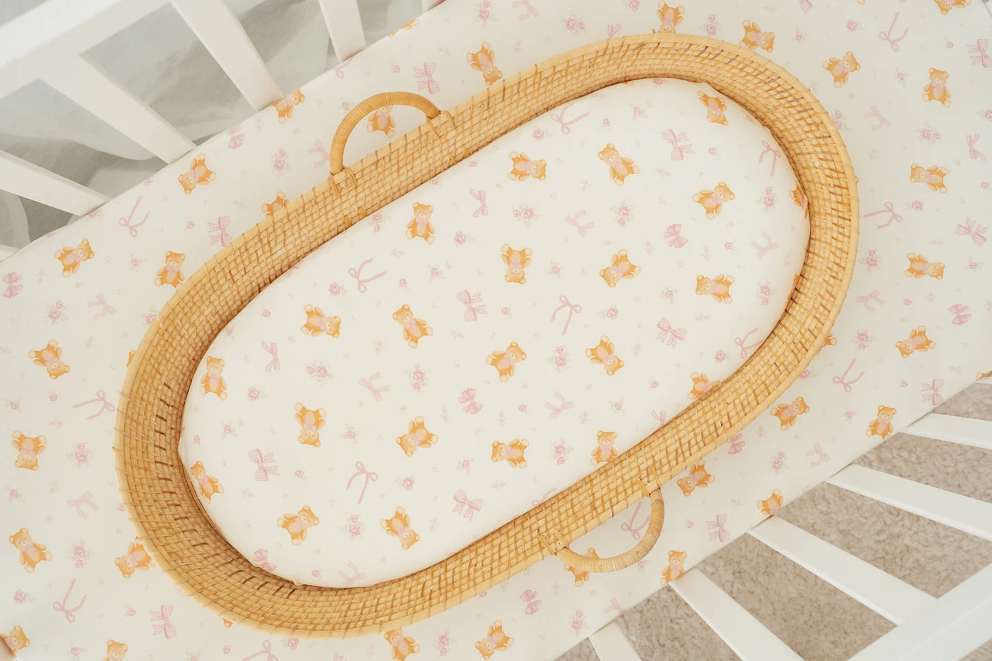 COT SHEET | PINK TEDDIES