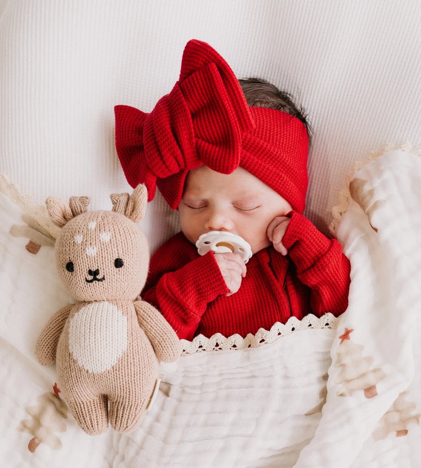 Oversized Topknot - Rudolph Waffle