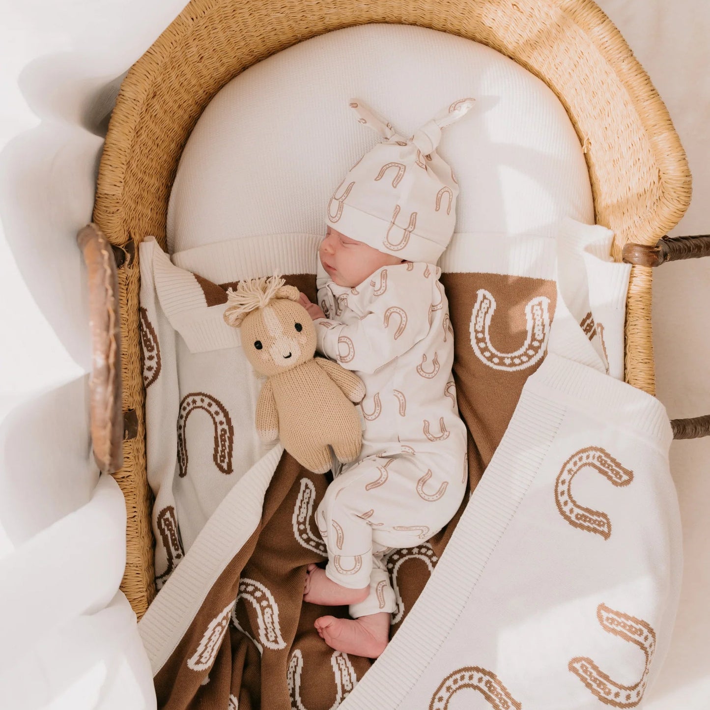 ZIP ROMPER | Western Horse Shoe