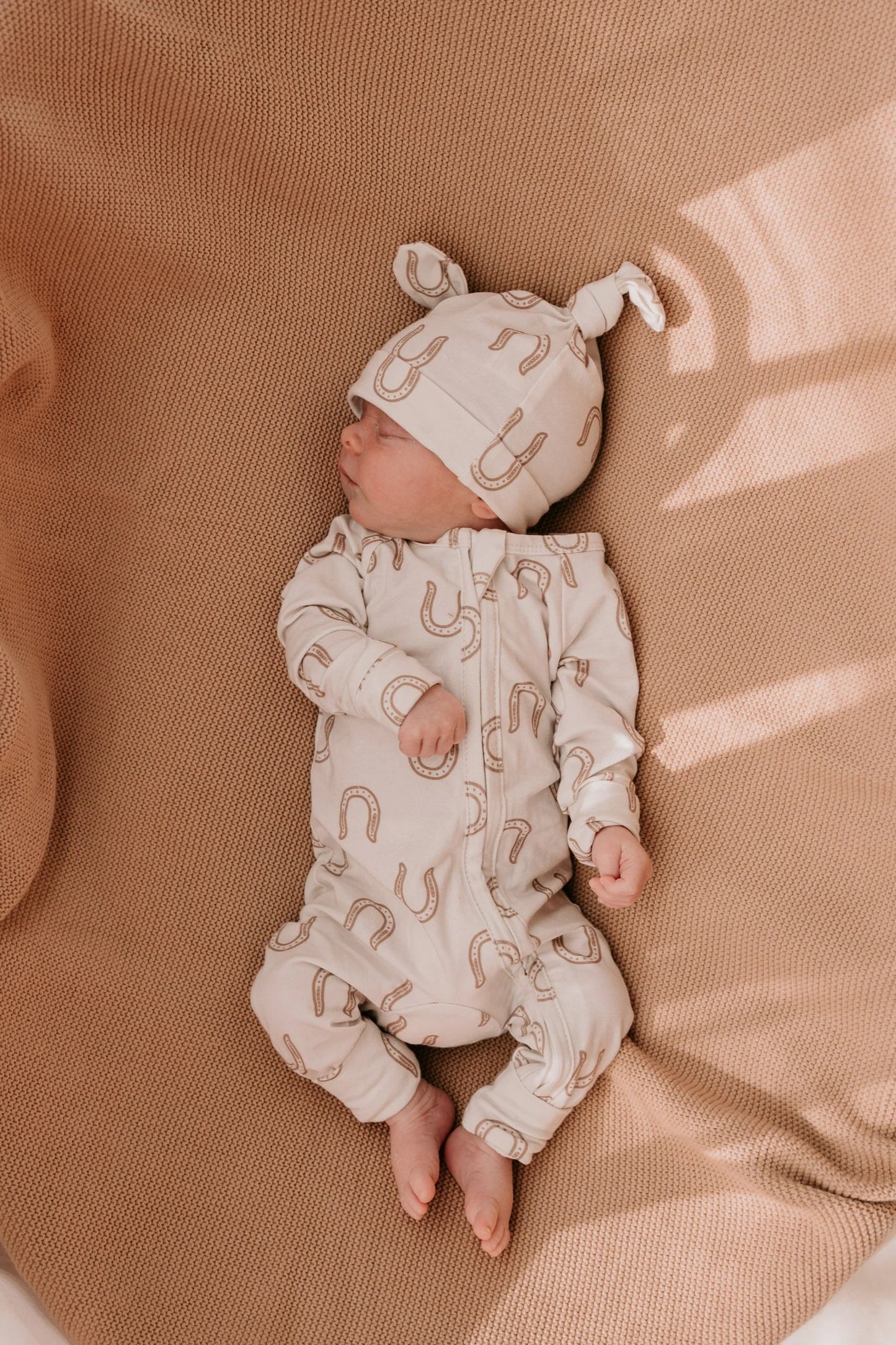 ZIP ROMPER | Western Horse Shoe