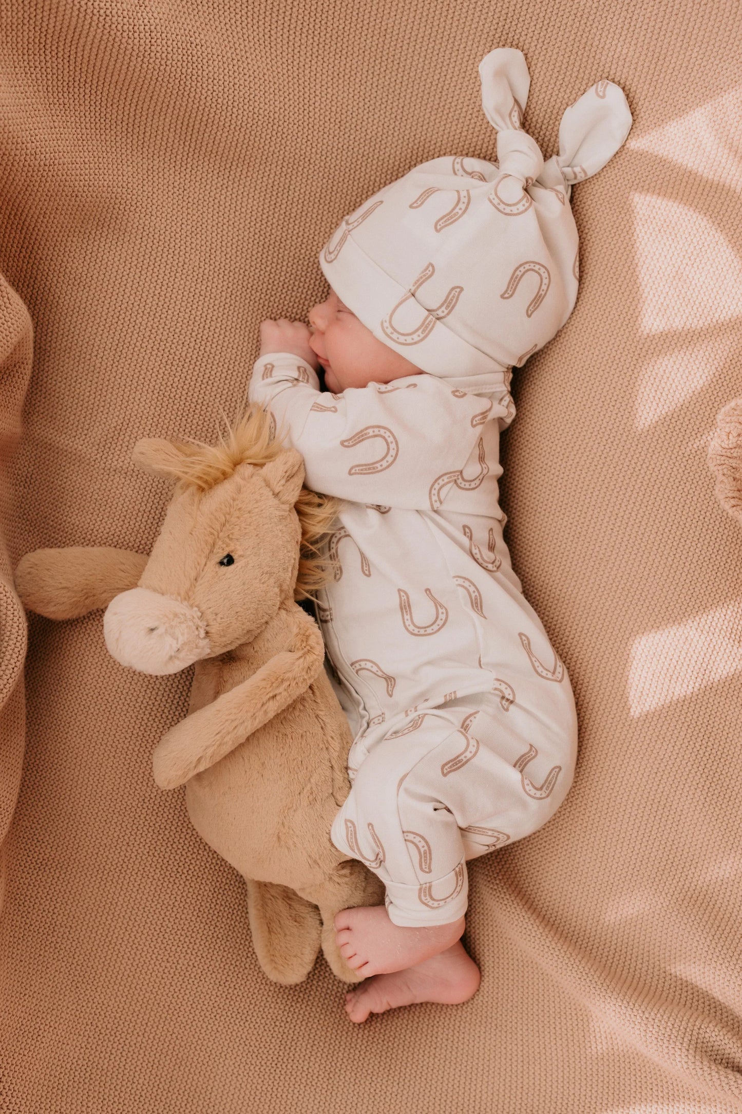 ZIP ROMPER | Western Horse Shoe