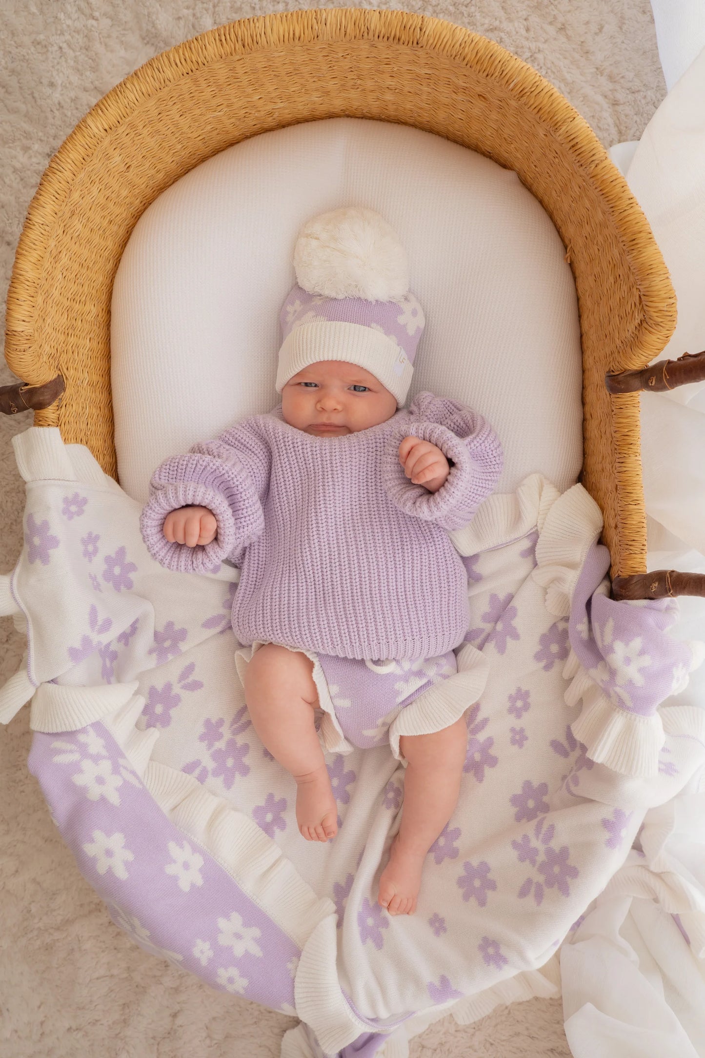 CHUNKY KNIT JUMPER | Pastel Lilac