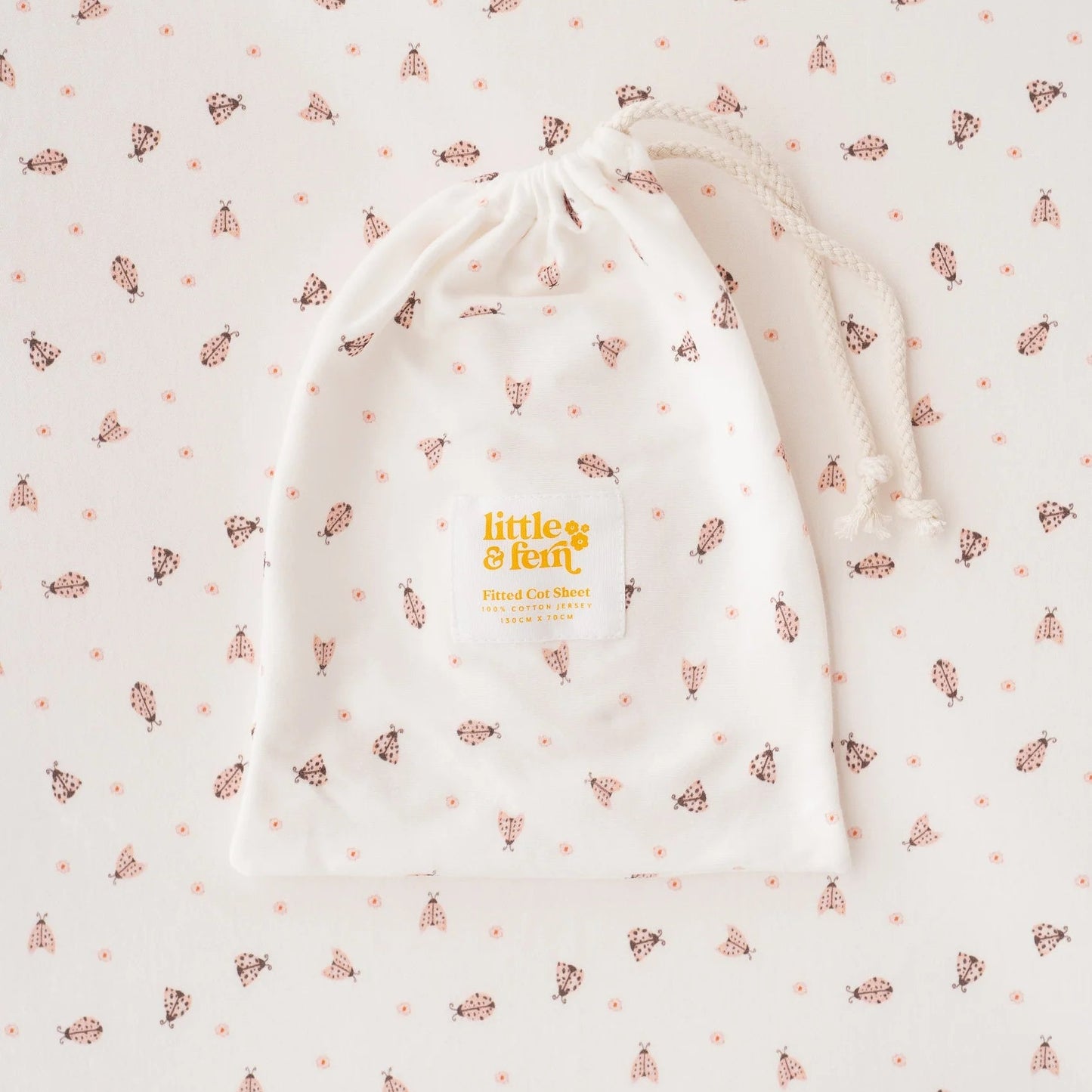 COT SHEET | Pink Ladybug