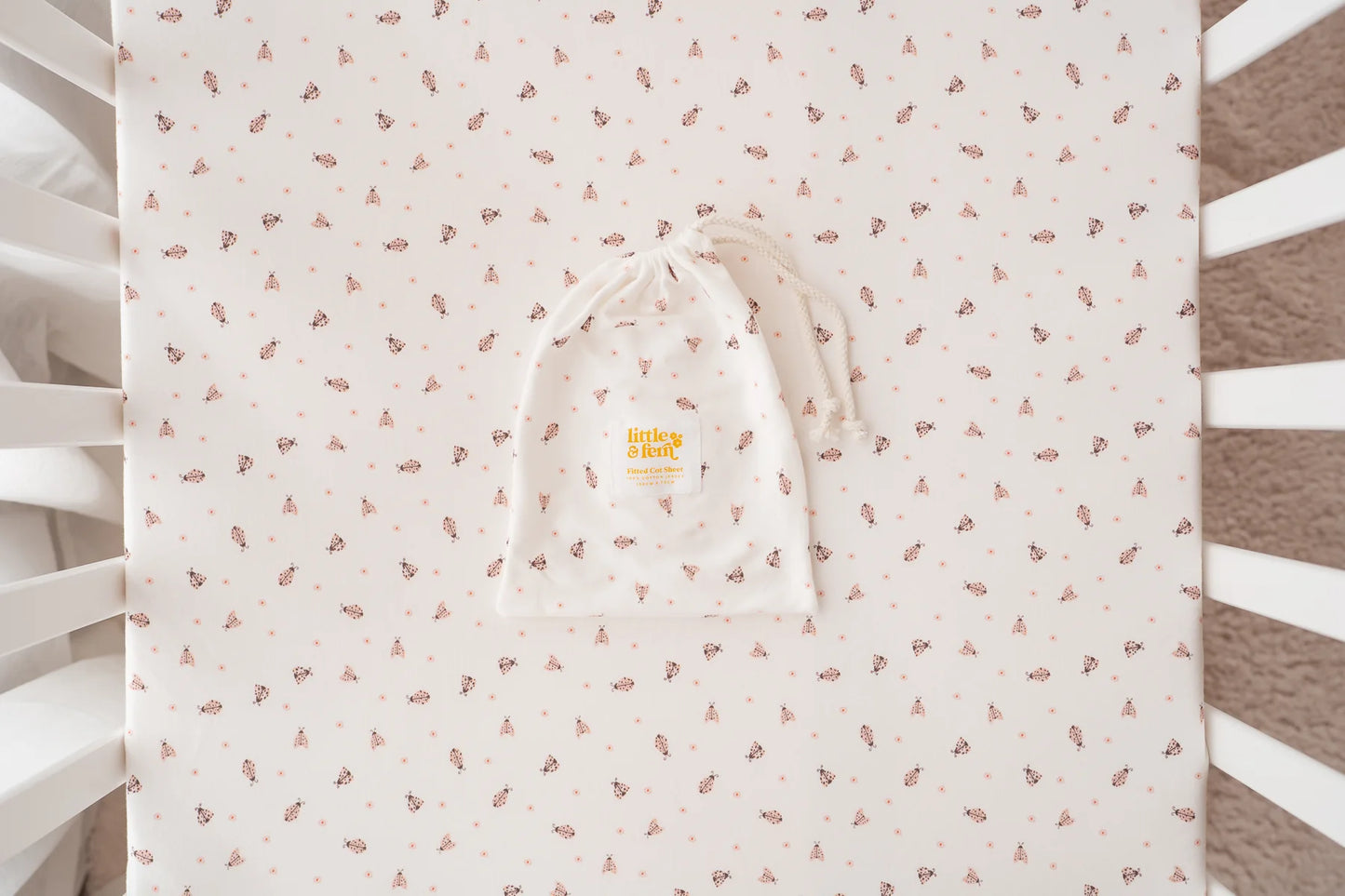COT SHEET | Pink Ladybug