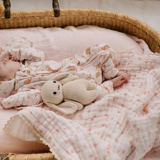 Gauze Lace Blanket - Darling Floral