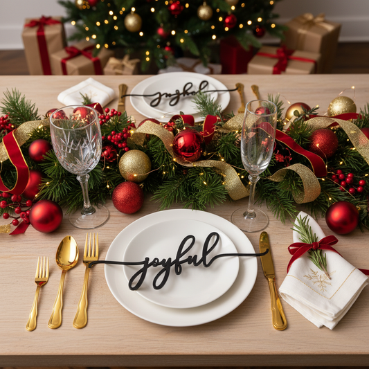 CHRISTMAS PLATE SENTIMENTS | Acrylic